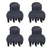 Soho® Mini-hårklämmor i svart - 4-pack